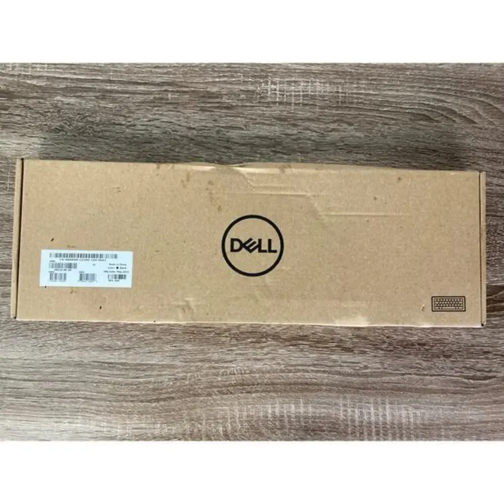 Dell Wired USB Keyboard and Mouse Bundle‎ Black Slim Quiet Keys